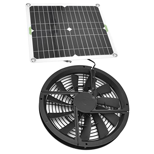 LiebeWH Solarpanel Lüfter Kit 10 Zoll 100W Hochgeschwindigkeitsabluft -Lüfter Wasserdicht von LiebeWH