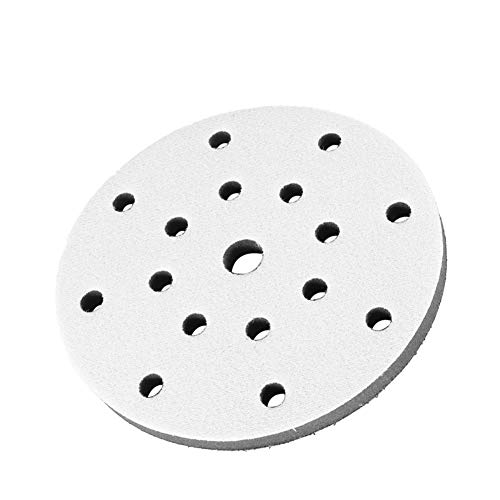 Polierer Soft Interface Pad 150 mm Durchmesser Soft Buffer Schwamm Interface Kissen Schleifpads für Poliermaschine und Schleifmaschine(6 inch 17 holes) von LiebeWH