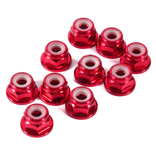 10 Stück Selbstsichernde Sechskantmuttern Rot M3 Mutter CNC Aluminium Flansch Nylon Sicherungsmutter Selbstsichernde Metallmuttern Dunkelrot 10 Stück Selbstsichernde Sechskantmuttern Rot M3 Mutter CNC Aluminium Flansch Nylon Sicherungsmutter Selbstsichernde Metallmuttern Dunkelrot von LiebeWH