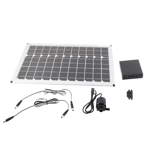 Solarpumpe für Außen Solar Wasserpumpe Set 20W Solarpanel Springbrunnen Tauch Umwälzpumpe 12V 5M Hub für den Garten Solarpumpe für Außen Solar Wasserpumpe Set 20W Solarpanel Springbrunnen Tauch Umwälzpumpe 12V 5M Hub für den Garten von LiebeWH