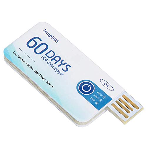 Temperaturschreiber Datenerfassung Temperaturdatenlogger USB-PDF-Bericht Einweg-Datenlogger 10000 Kapazität Kühlkette Verwenden Sie Den Datenlogger(TempU05) von LiebeWH