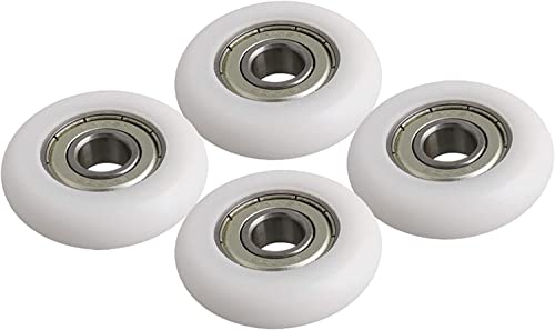 10mm Schachtloch Weiß Engineering Kunststoff Kugellager Führungsrolle Rolle Tragfähigkeit 83kg 4er Pack 10mm Schachtloch Weiß Engineering Kunststoff Kugellager Führungsrolle Rolle Tragfähigkeit 83kg 4er Pack von Amoyeric