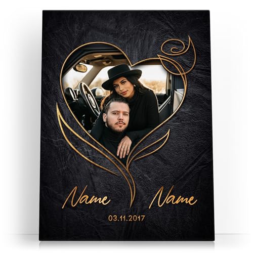 Liebesleinwand Foto Leinwand personalisiert Elegante Rosenpracht | Geschenk für sie oder ihn zum Jahrestag, Verlobung, Hochzeitstag | Leinwand mit Foto gestalten mit Namen und Datum Liebesleinwand Foto Leinwand personalisiert Elegante Rosenpracht | Geschenk für sie oder ihn zum Jahrestag, Verlobung, Hochzeitstag | Leinwand mit Foto gestalten mit Namen und Datum von Liebesleinwand