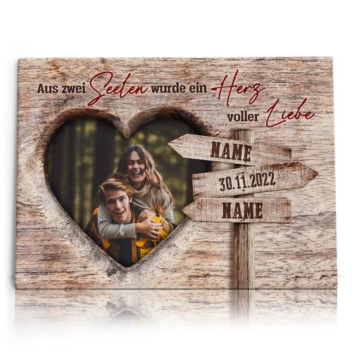 Liebesleinwand Leinwand mit Foto personalisiert | Geschenk für sie oder ihn zum Jahrestag, Verlobung, Hochzeitstag | Leinwandbild gestalten mit Namen und Datum | Romantische Gedanken Liebesleinwand Leinwand mit Foto personalisiert | Geschenk für sie oder ihn zum Jahrestag, Verlobung, Hochzeitstag | Leinwandbild gestalten mit Namen und Datum | Romantische Gedanken von Liebesleinwand