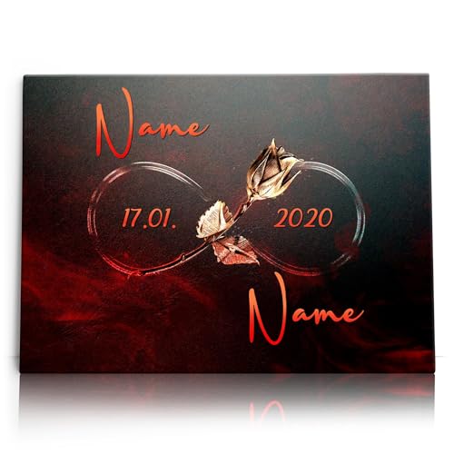 Liebesleinwand Personalisiertes Geschenk für Partner Liebe für alle Zeiten Geschenk Jahrestag, Verlobung, Hochzeitstag | Leinwandbild romantisch gestalten Liebesleinwand Personalisiertes Geschenk für Partner Liebe für alle Zeiten Geschenk Jahrestag, Verlobung, Hochzeitstag | Leinwandbild romantisch gestalten von Liebesleinwand