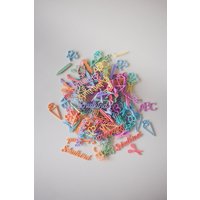 Fertiger Konfetti Mix Zur Einschulung Acryl | Tischdeko Wiederverwendbar Deko Ideen Schukind Streudeko Schulanfang von Liebesnaht
