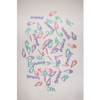 Moderne Tischdeko Einschulung Konfetti Acryl | Nachhaltig Und Wiederverwendbar Deko Ideen Schukind Streudeko von Liebesnaht