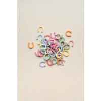 Moderne Tischdeko Hufeisen Konfetti Acryl | Deko Pferdegeburtstag Nachhaltig Und Wiederverwendbar Glitzer von Liebesnaht