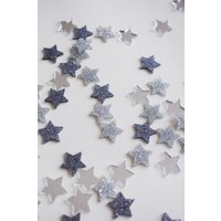 Moderne Tischdeko Konfetti Acryl Zu Weihnachten | Nachhaltig Und Wiederverwendbar Deko Ideen Glitzer von Liebesnaht