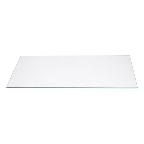 Liebherr 7271680 Glasplatte Abdeckplatte Glasabdeckung Glasscheibe Einlageboden Einlegeboden Innenraumablage Scheibe Glasboden Boden Platte 410x210mm Gefrierschrank KühlGefrierKombination von Liebherr