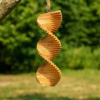 Holz Windspiel - Handgefertigte Spiral-Deko Aus Naturholz Garten Mit Jutekordel Natürliche Hängedeko Für Balkon & Terrasse Holz Windspiel - Handgefertigte Spiral-Deko Aus Naturholz Garten Mit Jutekordel Natürliche Hängedeko Für Balkon & Terrasse von LieblingeundCo