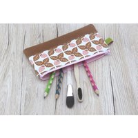 Federmäppchen Stiftemäppchen Schlamperl Wildleder von Lieblingsbeutel