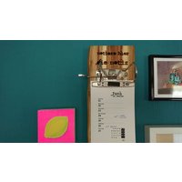 Kalenderbrett Nr1 "Notiere Hier Die Notiz" // Upcycling/Ordner Kalender Notizblock Merkzettel von LieblingsdingDesigns