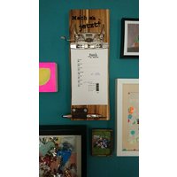 Kalenderbrett Nr3 "Mach Es Jetzt" // Upcycling/Ordner Kalender Notizblock Merkzettel Kalenderbrett Nr3 "Mach Es Jetzt" // Upcycling/Ordner Kalender Notizblock Merkzettel von LieblingsdingDesigns