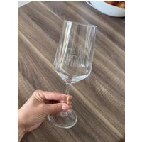 Aperol Glas Mit Gravur - Personalisiertes Spritzglas Geschenk Für Aperol-Liebhaber Sommerglas Name Cocktailglas Individuell von LieblingskramDesign