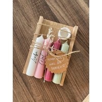 Kerzenset | Beste Freundin Nimm Dir Was Du Brauchst Geburtstag Geschenk Einfach Ostern Frühling Sommer Herbst Winter von LieblingskramDesign