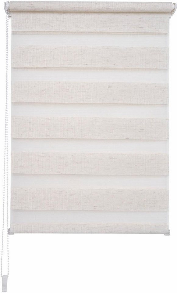 Doppelrollo Klemmfix-Duo-Rollo, Liedeco, Lichtschutz, ohne Bohren, Klemmfix, 1 Stück von Liedeco