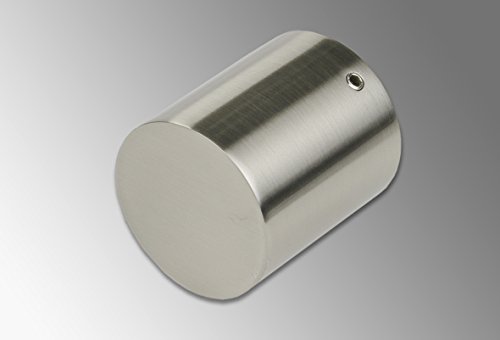 Endstück, Endknopf für Gardinenstangen, Rohre 28 mm ø | Edelstahl-Optik | 1 Stück Endstück, Endknopf für Gardinenstangen, Rohre 28 mm ø | Edelstahl-Optik | 1 Stück von Liedeco