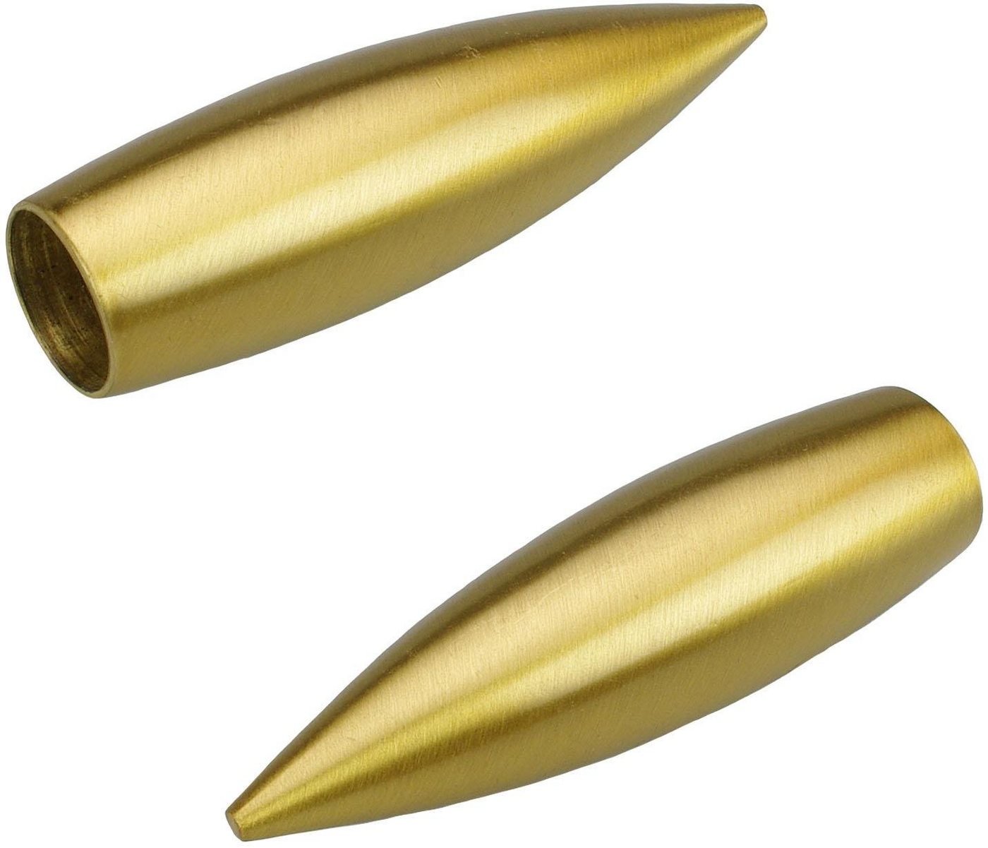 Gardinenstangen-Endstück Bullet, Liedeco, Gardinen, (Set, 2-St), für Gardinenstangen Ø 16 mm von Liedeco