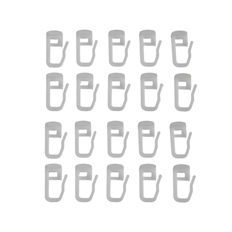 Gleiter Alpha mit Faltenlegehaken Gardinenschiene von Liedeco