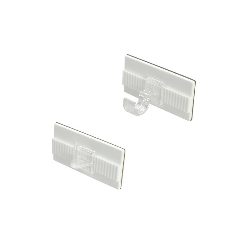 Klebehaken für Vitrage- und Cafehausstange von Liedeco