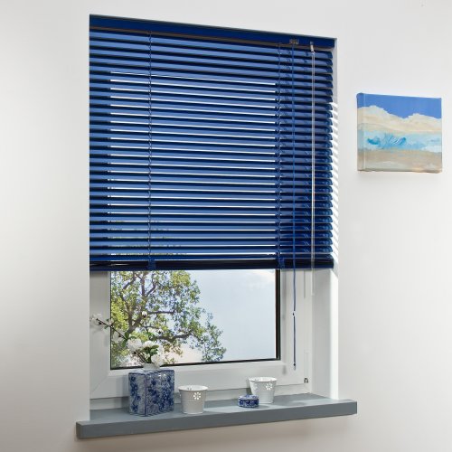 Liedeco | Aluminium-Jalousie | orientblau B60cm x H160cm von Liedeco