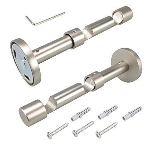 Liedeco Doppelträger 13 cm - für Gardinenstangen, Landhaus, ø 16 mm, 1 Stk chrom-matt Liedeco Doppelträger 13 cm - für Gardinenstangen, Landhaus, ø 16 mm, 1 Stk chrom-matt von Liedeco