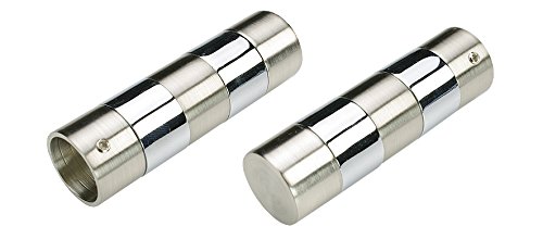 Liedeco Endstück, Endkappe Toulouse für Gardinenstangen France ø 20 mm | 2 Stück | Edelstahl-Optik/Chrom Liedeco Endstück, Endkappe Toulouse für Gardinenstangen France ø 20 mm | 2 Stück | Edelstahl-Optik/Chrom von Liedeco