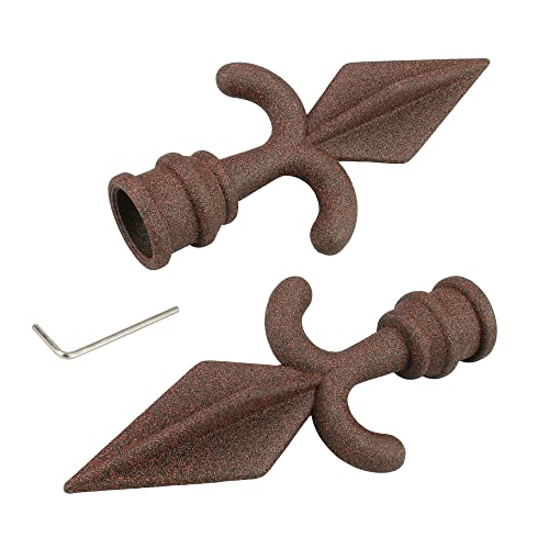 Liedeco Endstück für Gardinenstangen, Modell Amor, Serie Landhaus, ø 16 mm Durchmesser, 2 Stück, Farbe rost Liedeco Endstück für Gardinenstangen, Modell Amor, Serie Landhaus, ø 16 mm Durchmesser, 2 Stück, Farbe rost von Liedeco