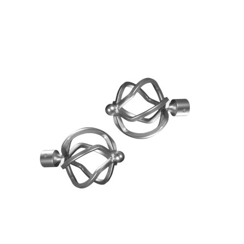 Liedeco Endstück für Gardinenstangen Helena Landhaus, ø 16 mm, 2 Stk chrom matt Liedeco Endstück für Gardinenstangen Helena Landhaus, ø 16 mm, 2 Stk chrom matt von Liedeco