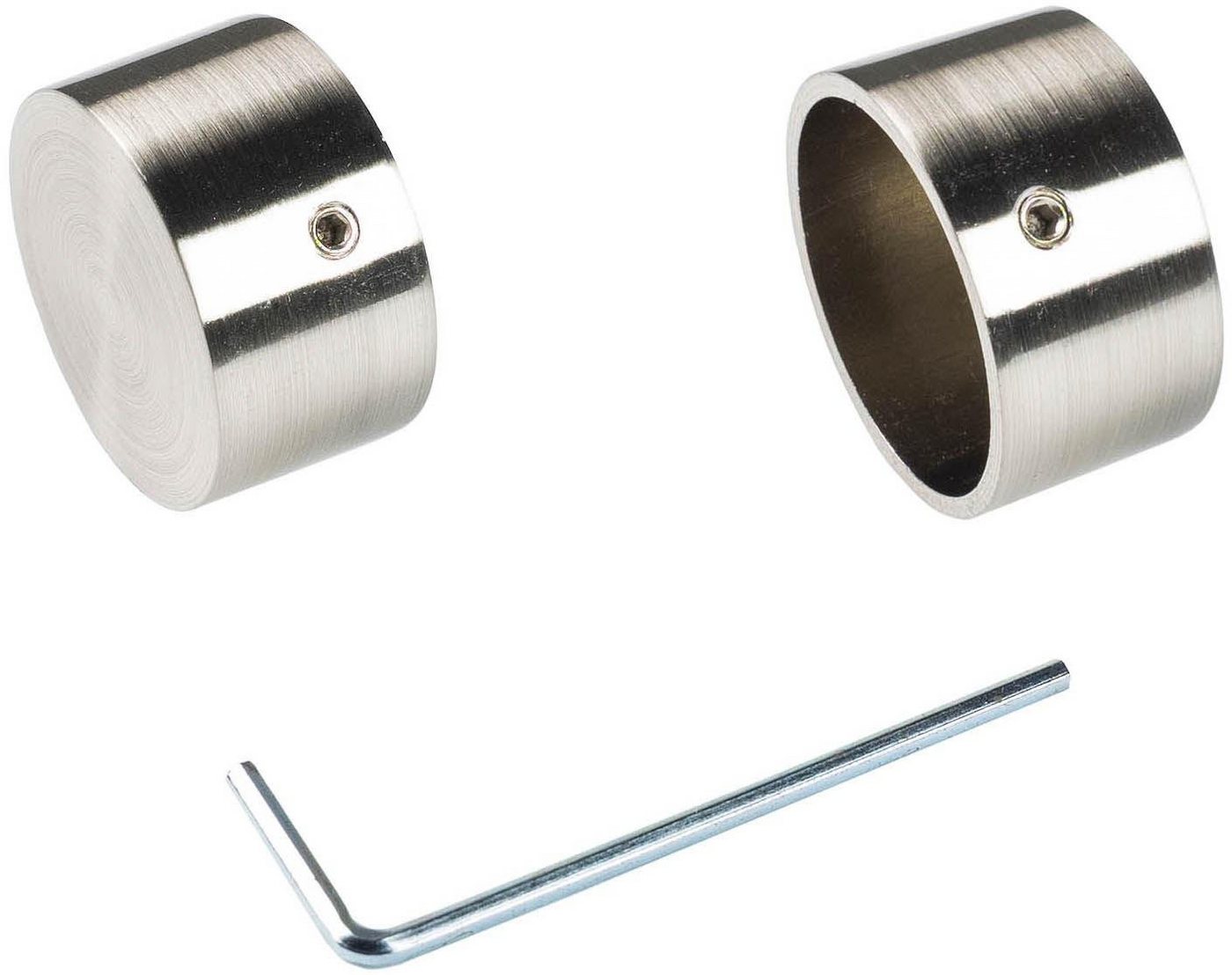 Liedeco Gardinenstangen-Endstück, Gardinen, (Set, 2-St), für Gardinenstange Ø 28 mm von Liedeco