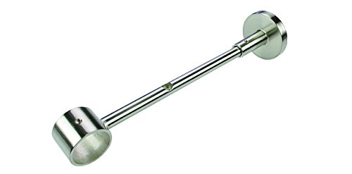 Liedeco Kombiträger für Gardinenstangen, Stilgarnituren 28 mm ø | Edelstahl-Optik | 1 Stück Liedeco Kombiträger für Gardinenstangen, Stilgarnituren 28 mm ø | Edelstahl-Optik | 1 Stück von Liedeco
