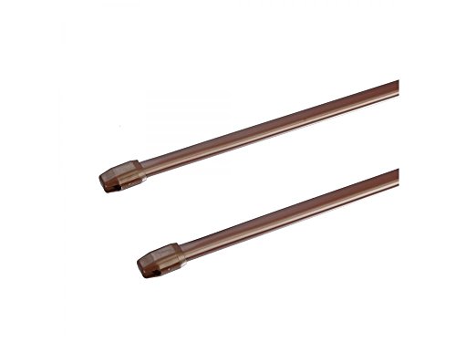 Liedeco Scheibenstange Standard, 11 mm Cafehausstange, 2 Stk braun, 050-080 cm ausziehbar Liedeco Scheibenstange Standard, 11 mm Cafehausstange, 2 Stk braun, 050-080 cm ausziehbar von Liedeco