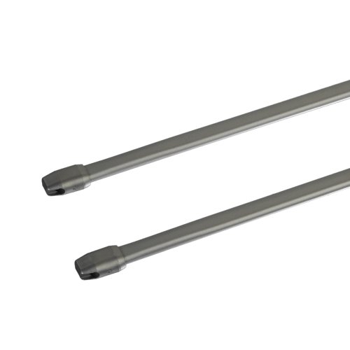Liedeco Scheibenstange Standard, 11 mm Cafehausstange, 2 Stk silber matt, 060-110 cm ausziehbar Liedeco Scheibenstange Standard, 11 mm Cafehausstange, 2 Stk silber matt, 060-110 cm ausziehbar von Liedeco