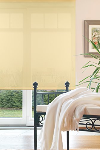 Liedeco Seitenzugrollo Uni-Tageslicht, 072 x 180 cm Fb. 194 gelb von Liedeco