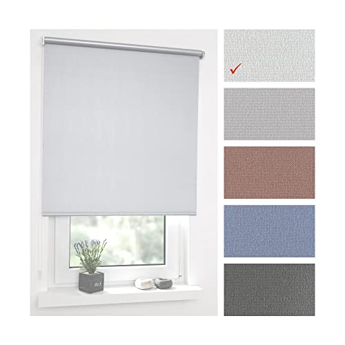 Liedeco Thermo-Rollo, Seitenzugrollo | Verdunkelung | B 82 x H 180 cm | Silber Liedeco Thermo-Rollo, Seitenzugrollo | Verdunkelung | B 82 x H 180 cm | Silber von Liedeco
