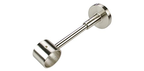 Liedeco Träger 12,5 cm, 1lfg. für Gardinenstangen, Stilgarnituren 28 mm ø | Edelstahl-Optik | 1 Stück Liedeco Träger 12,5 cm, 1lfg. für Gardinenstangen, Stilgarnituren 28 mm ø | Edelstahl-Optik | 1 Stück von Liedeco