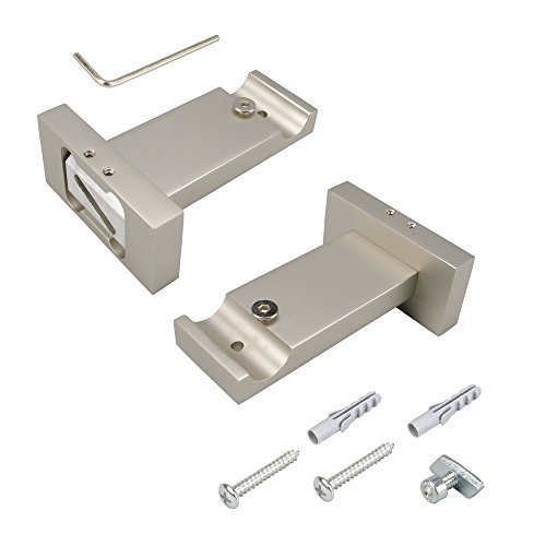 Liedeco Träger eckig für Gardinenstangen 8,2 cm einläufig Landhaus, ø 16 mm, 1 STK Chrom-matt Liedeco Träger eckig für Gardinenstangen 8,2 cm einläufig Landhaus, ø 16 mm, 1 STK Chrom-matt von Liedeco