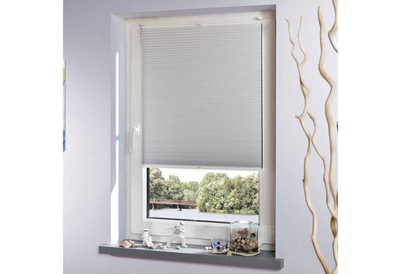 Liedeco Plissee Klemmfix-Thermo-Plissee, Lichtschutz, ohne Bohren, verspannt, Klemmfix von Liedeco