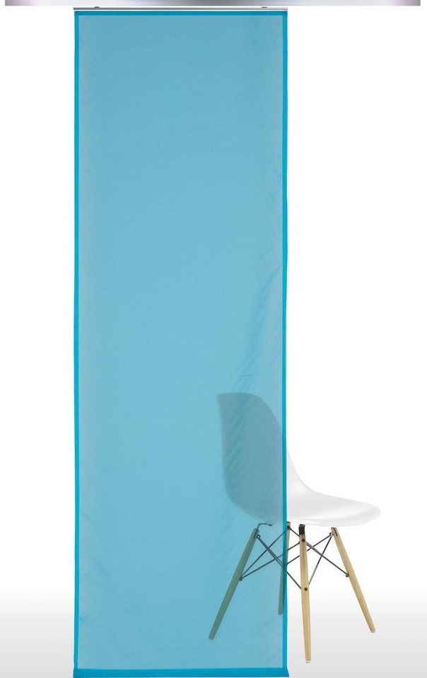 Liedeco Schiebegardine (1 St), Klettband, transparent, HxB: 245x60 von Liedeco