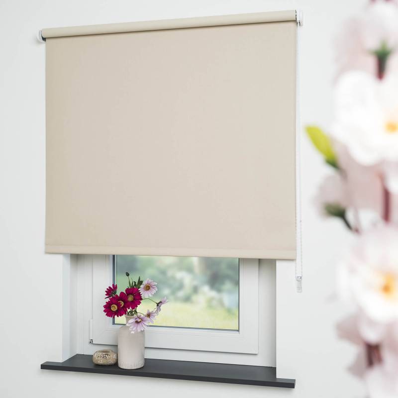 Seitenzug-Rollo Uni Verdunkelnd von Liedeco