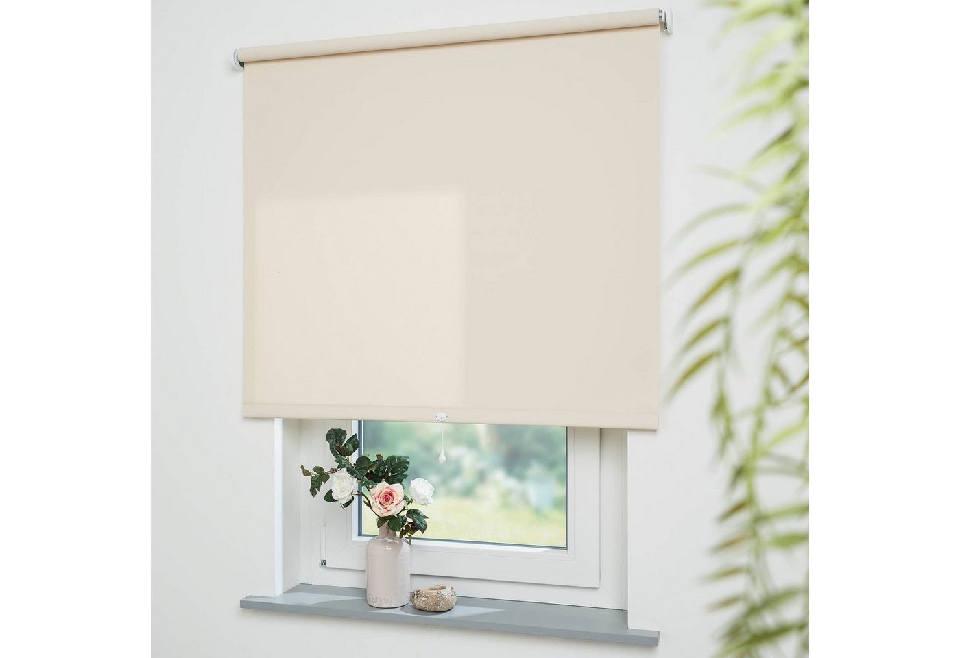 Springrollo Uni, Liedeco, Lichtschutz, freihängend, verschraubt, lichtdurchlässig Springrollo Uni, Liedeco, Lichtschutz, freihängend, verschraubt, lichtdurchlässig von Liedeco