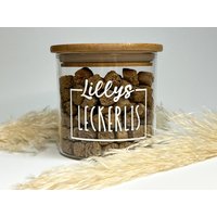 Aufkleber Leckerlis Personalisiert Für Diy Leckerlidose | Etikett Vinyl-Sticker Sticker Leckerli Vorratsdose Weiß Gold Schwarz Hund Katze Aufkleber Leckerlis Personalisiert Für Diy Leckerlidose | Etikett Vinyl-Sticker Sticker Leckerli Vorratsdose Weiß Gold Schwarz Hund Katze von LielaPetshop