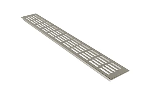 Aluminium Lüftungsgitter Stegblech Lüftungssieb Edelstahl eloxiert 80x800mm von Lienbacher