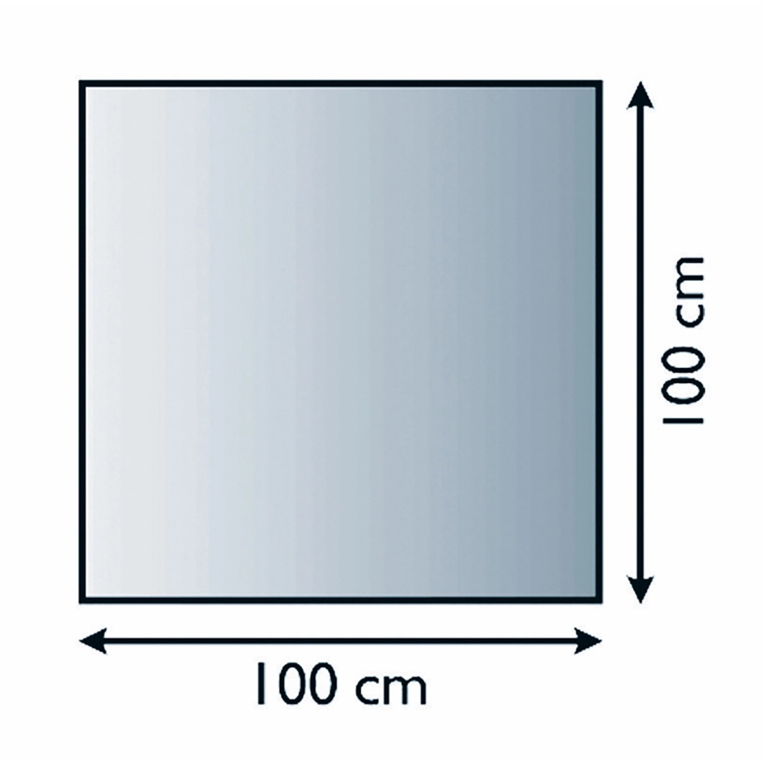 Lienbacher Funkenschutzplatte Glasbodenplatte Quadrat 8mm Stärke von Lienbacher