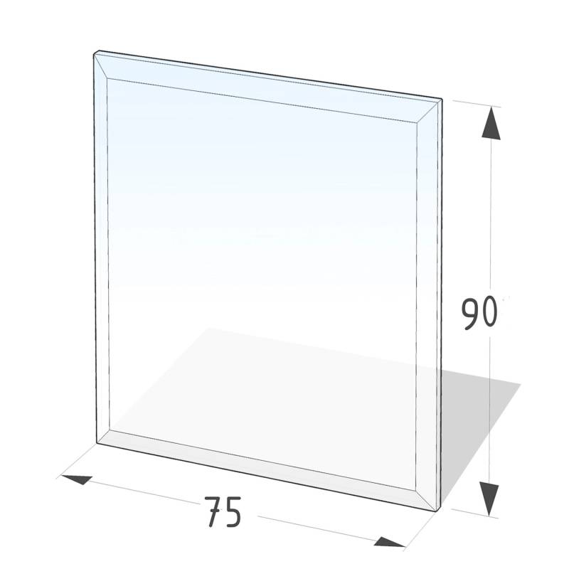 Lienbacher Funkenschutzplatte Glasbodenplatte Rechteck 6mm Stärke von Lienbacher