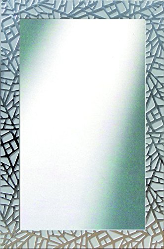 Leinwände Levante da003b-12 Spiegel Deko Ankleidezimmer/Kopfteil/Sideboard, 166 x 66 cm, weiß von Lienzos Levante