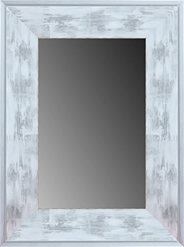Leinwände Levante da2101 – 9 – Spiegel Dekoration Ankleidezimmer/Kopfteil, 159 x 49 cm, weiß/Silber von Lienzos Levante