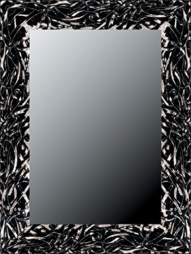 Leinwände Levante da2420 – 9 – Spiegel Dekoration Ankleidezimmer/Kopfteil, 163 x 53 cm, Schwarz/Silber von Lienzos Levante