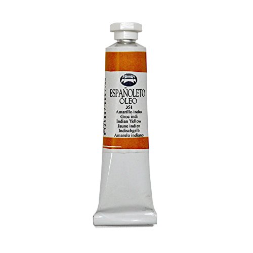 Lienzos Levante 0110103351 - Feine Españoleto-Ölfarbe, 20 ml Tube, 351, Farbe Indischgelb von Lienzos Levante